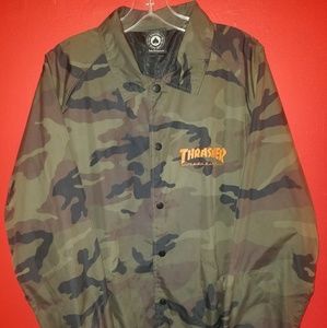 THRASHER camouflage windbreaker